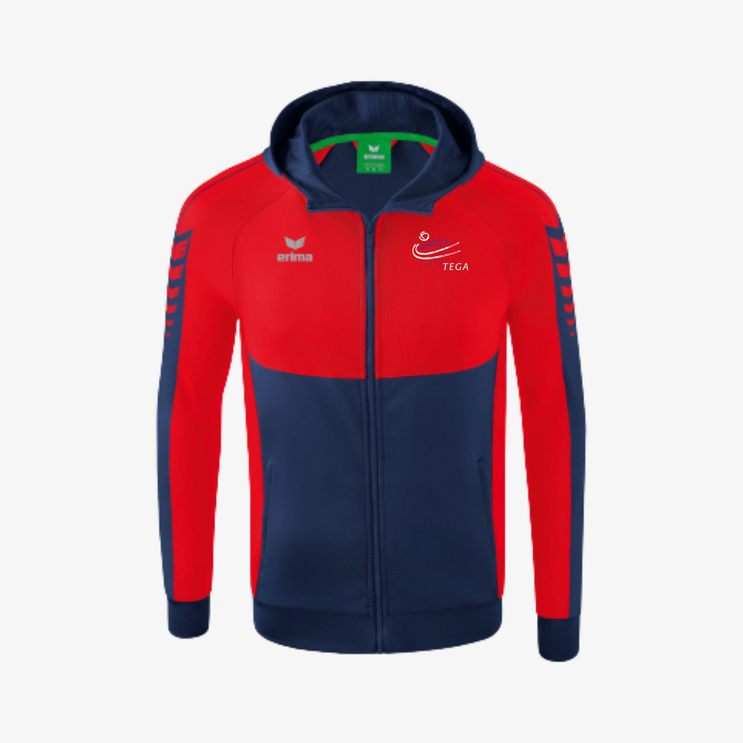 Erima Six Wings trainingsjack met capuchon Heren Tega'74